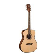 Back. Washburn - Washburn Apprentice Series F5 Folk Acoustic Guitar Natural - Brown.