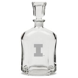 Jardine - Illinois Fighting Illini 23.75oz. Crystal Decanter - Multicolor