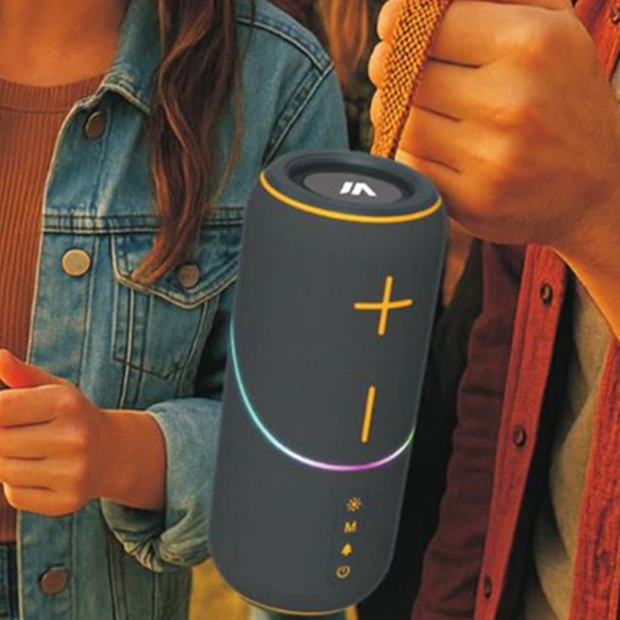 Alt View 2. Max Power - Max Power MPD672 Pulse Xtreme Portable Bluetooth Speaker with Heavy Bass, Black.
