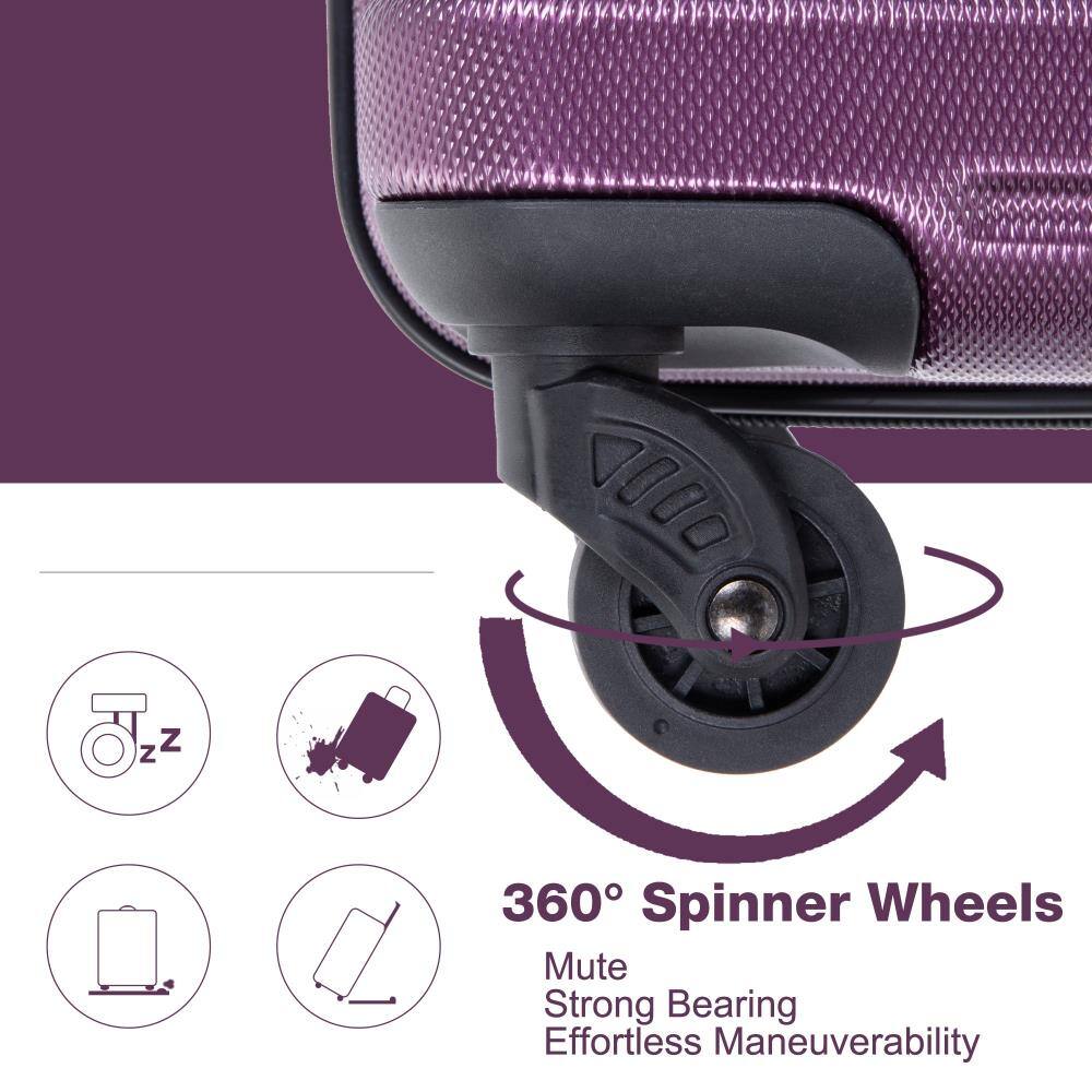 360° Spinner Wheels  
Mute  
Strong Bearing  
Effortless Maneuverability
