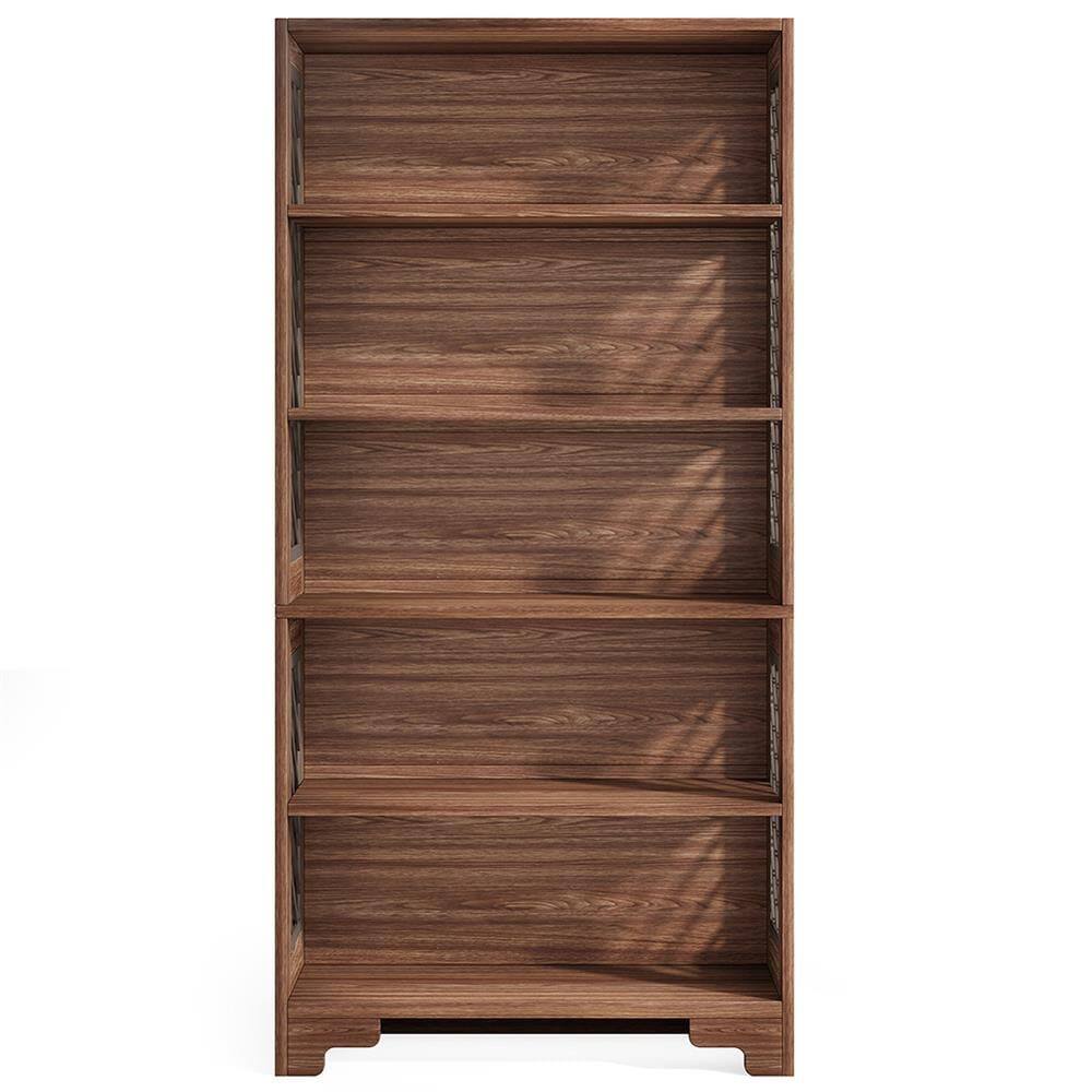Alt View 1. Kadyn - Kadyn 70.8" Freestanding Bookshelf, 6-Tier Bookcase Display Rack Storage Shelves,Brown - Brown.