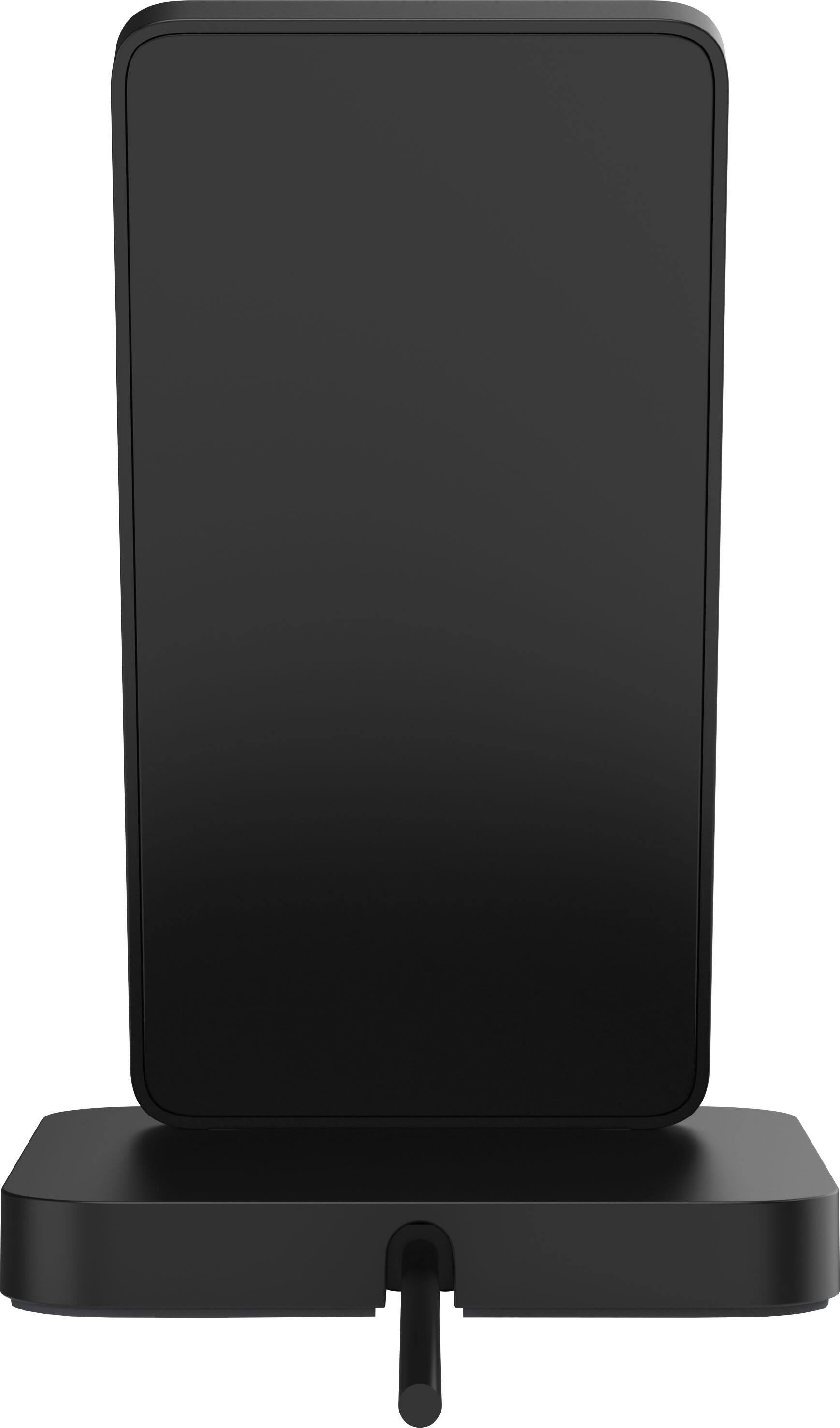 Back. mophie - 15W Wireless Charging Stand for Qi-enabled Devices - Black.