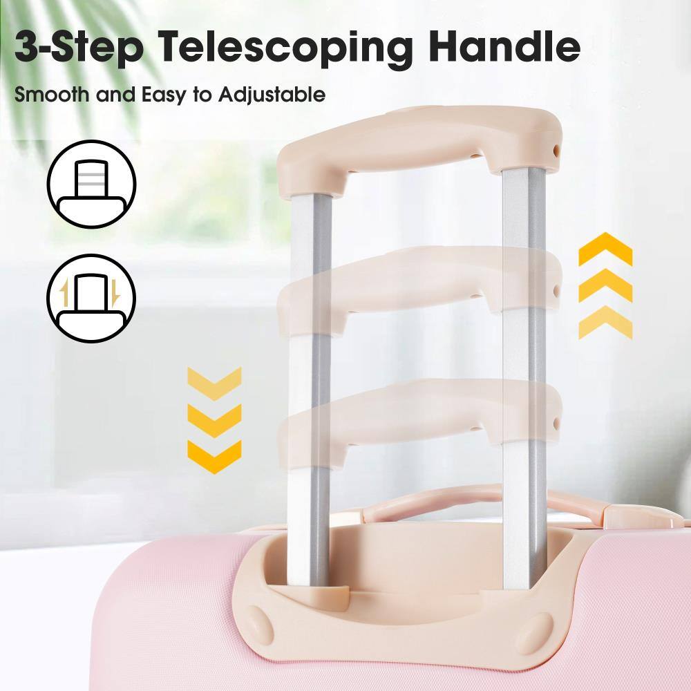 3-Step Telescoping Handle  
Smooth and Easy to Adjustable