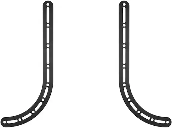 Front. Walts TV - Walts TV SOUNDBAR-MOUNT for Compatible Soundbars Under 15lb (2022) - Black.