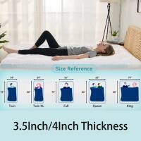 Size Reference  
Twin  
Twin XL  
Full  
Queen  
King  

3.5Inch/4Inch Thickness