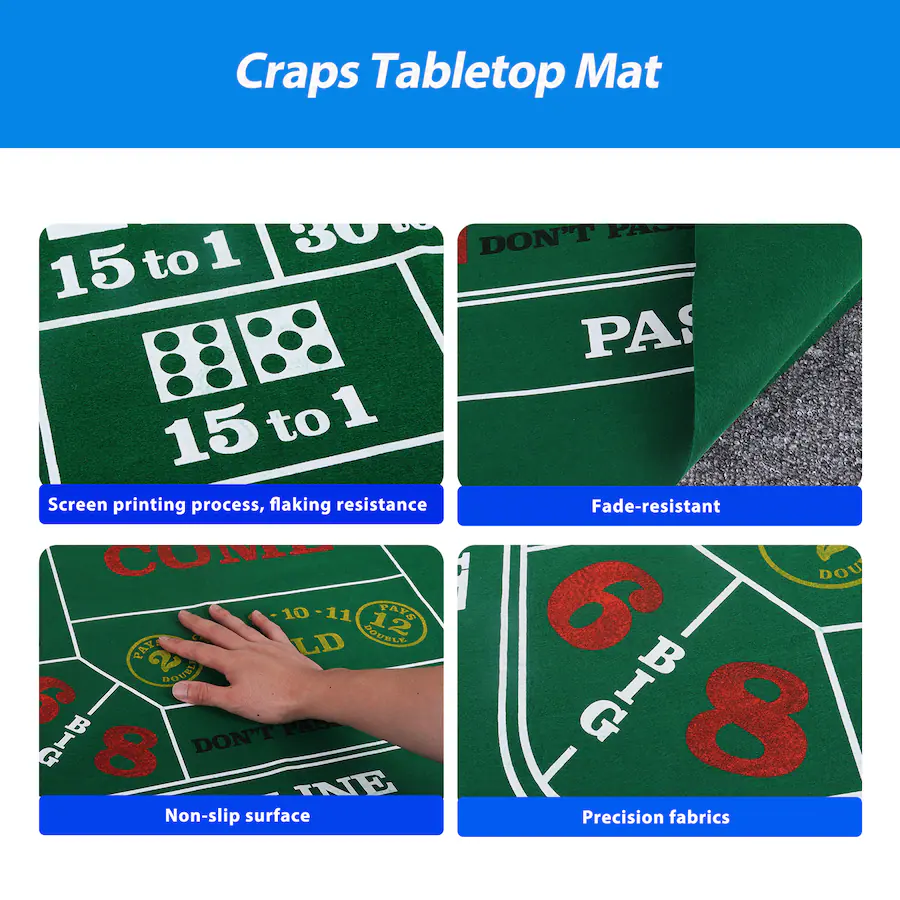 Craps Table Rug GSE Games & Sports Expert 36