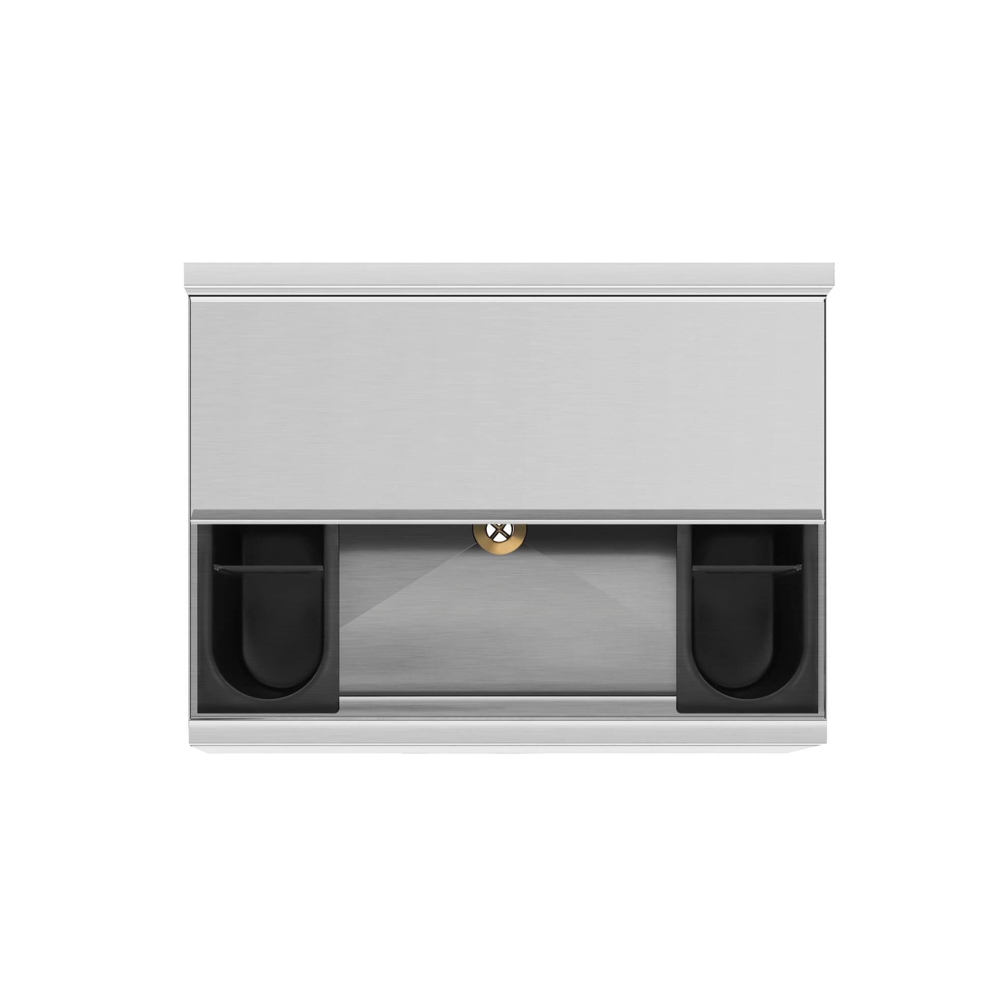 Alt View 8. Koolmore - 24 in.  Underbar Ice Bin with Siding Lid in Stainless Steel (KM-UIB-1824) - Stainless Steel.