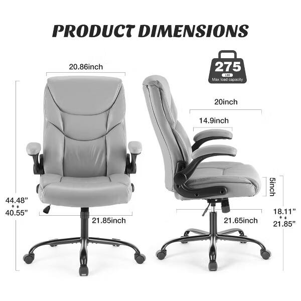 PRODUCT DIMENSIONS

- 20.86inch
- 275 I9 load capacity
- 20inch
- 14.9inch
- 44.48"
- 40.55"
- 21.85inch
- 5inch
- 18.11"
- 21.65inch
- 21.85"