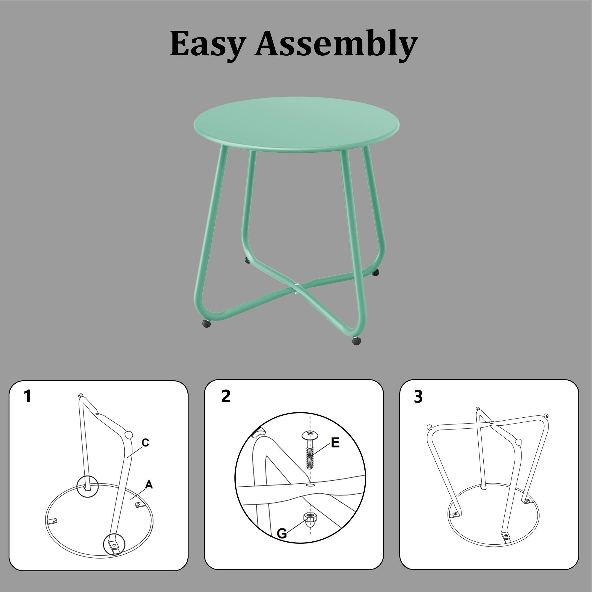 Easy Assembly 1 2 3 E A G