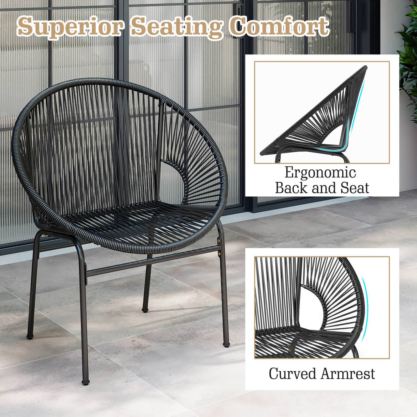 Superior Seating Comfort

Ergonomic Back and Seat

Curved Armrest