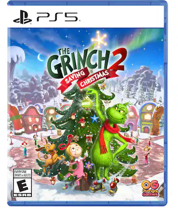 PS5 THE GRINCH 2 SAVING CHRISTMAS GRINCH EVERYONE ENFANTS et ADULTES E ESRB OG Outright Games - E (Everyone)