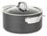 Angle. Viking - Hard Anodized Nonstick 4 Qt. Soup Pot - Black.