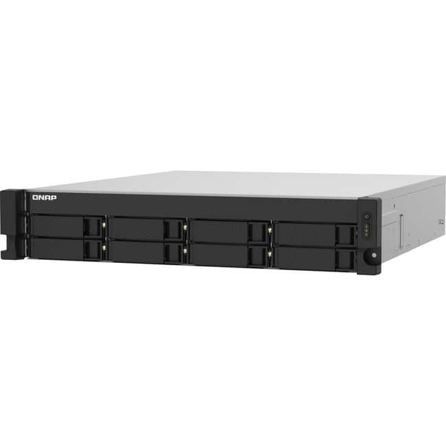 QNAP - TS-832PXU-RP-4G SAN/NAS Storage System - Annapurna Labs Alpine AL-324 Quad-core (4 Core) 1.70 GHz - 8 x HDD - Black