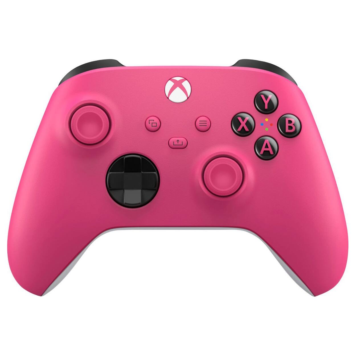 Angle. Microsoft - Xbox Wireless Controller for Series X, Series S, Windows with MightySkins Custom Skin Code - Deep Pink - Deep Pink.