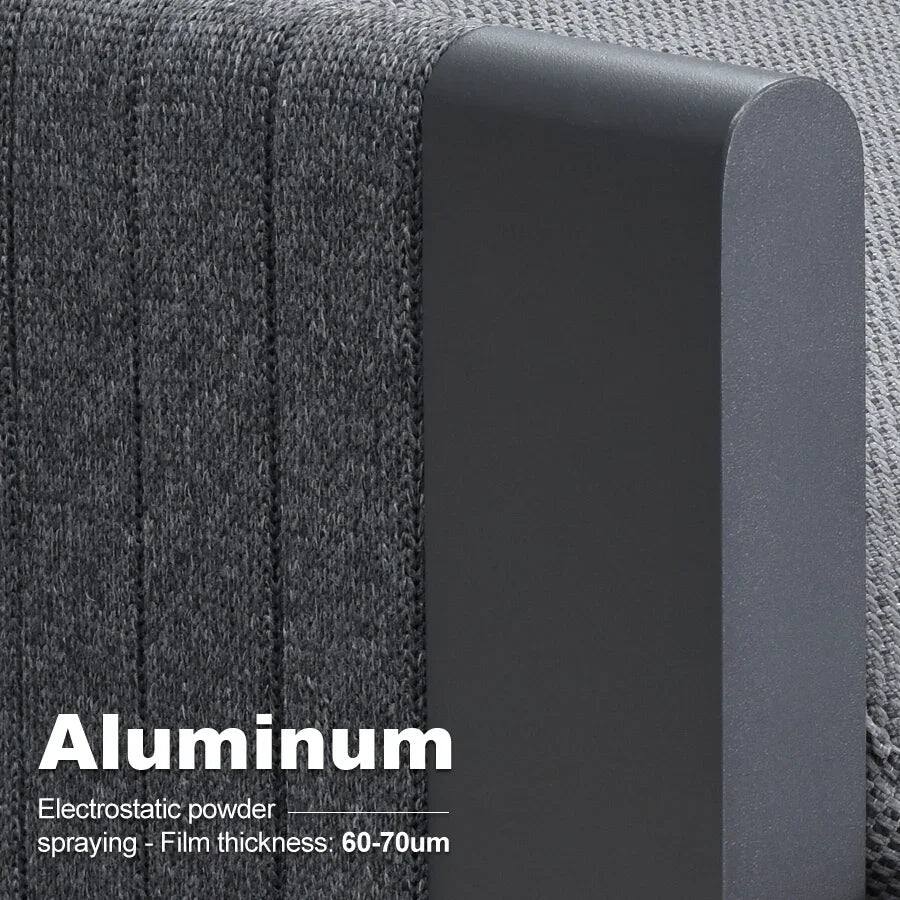 Aluminum  
Electrostatic powder spraying - Film thickness: 60-70um