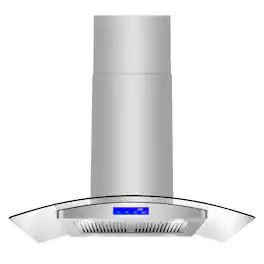 COSMO - 36 inches - Convertible - Island Range Hood - Stainless Steel