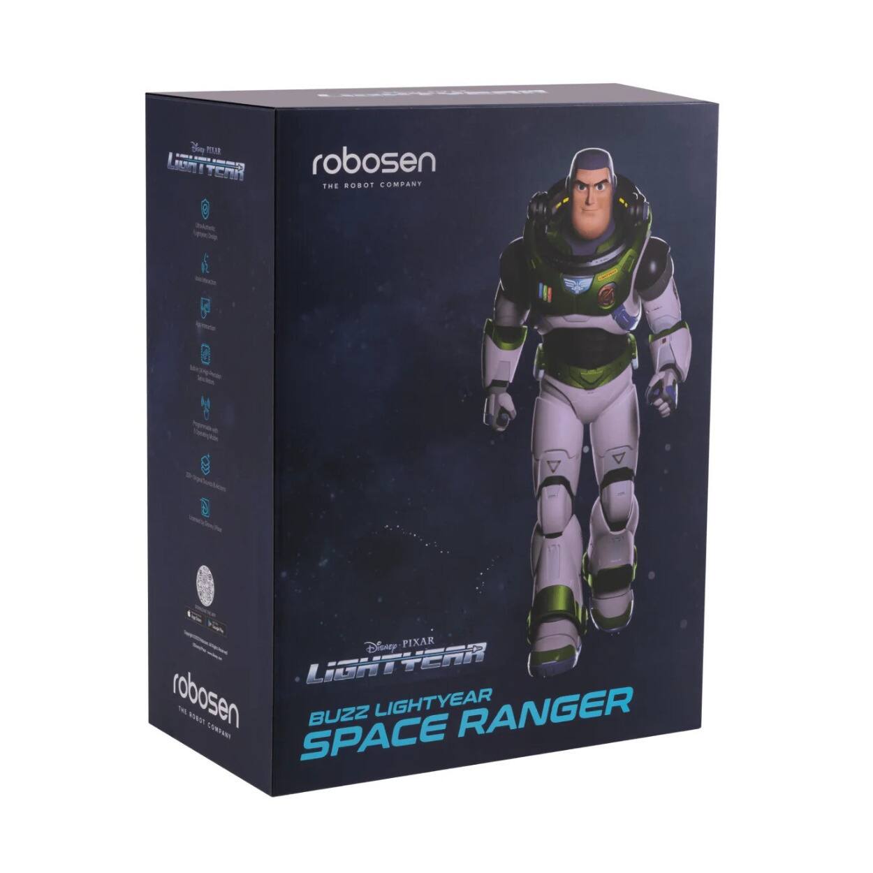 LGRTYEAR  
Lish e robosen  
THE BORO COMPANY  
Disney PIXAR  
LIGHTYEAR  
robosen  
THE RRS CMFN  
BUZZ LIGHTYEAR  
SPACE RANGER
