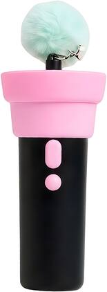 Cluzine - Electric Cat Teaser Wand with Spring Launch, Retractable & Replaceable Heads for Indoor Cats - Multicolor