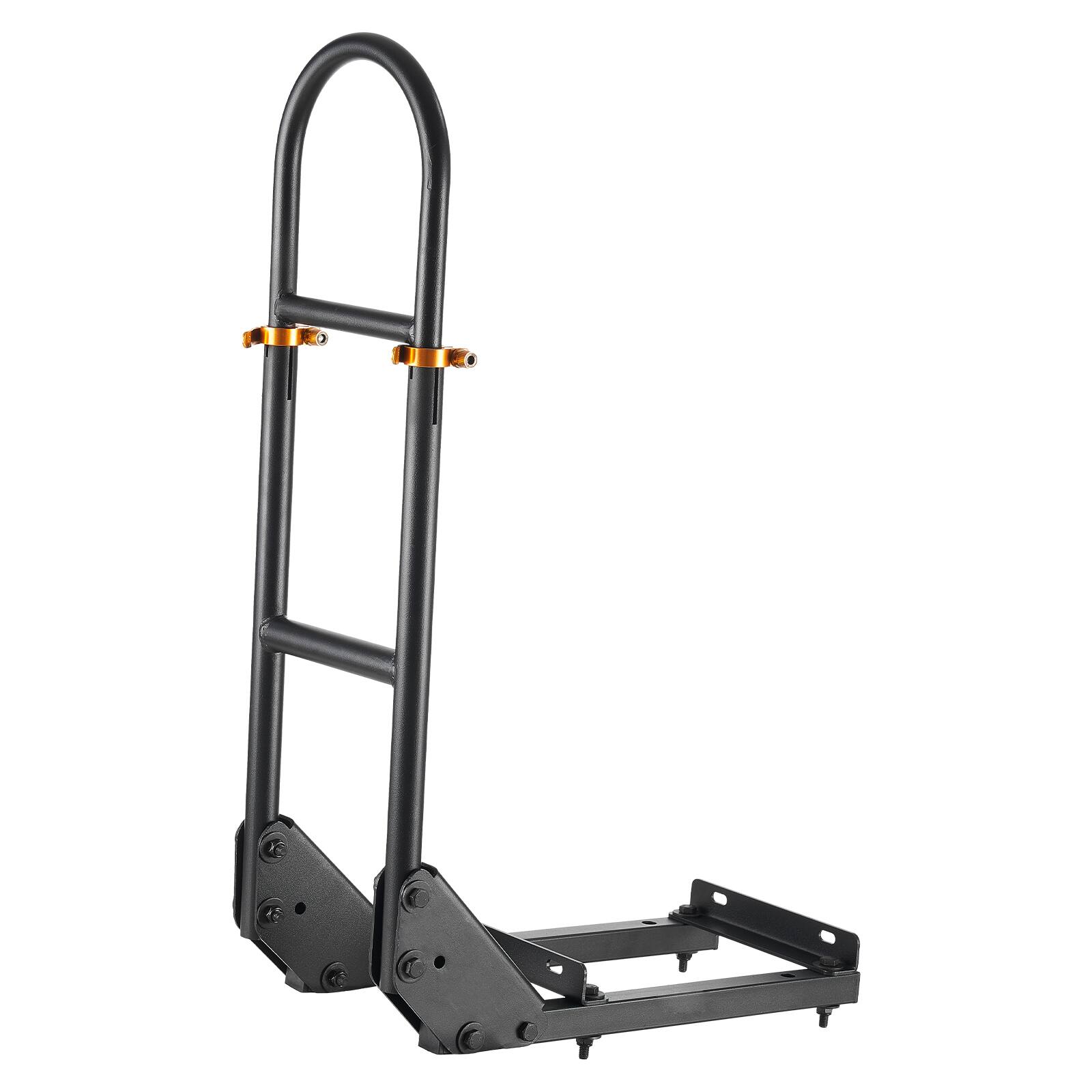 Alt View 5. VEVOR - Golf Cart Grab Bar, 17.7 x 9.3 x 35.6 Inch,Compatible with Most Golf Carts with Metal Footplates, No Modification Needed - Black.