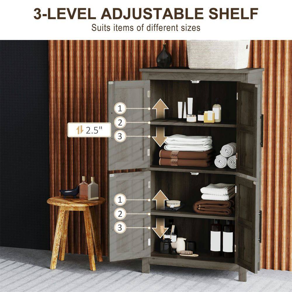 3-LEVEL ADJUSTABLE SHELF  
Suits items of different sizes  

1 2.5"  
2  
3