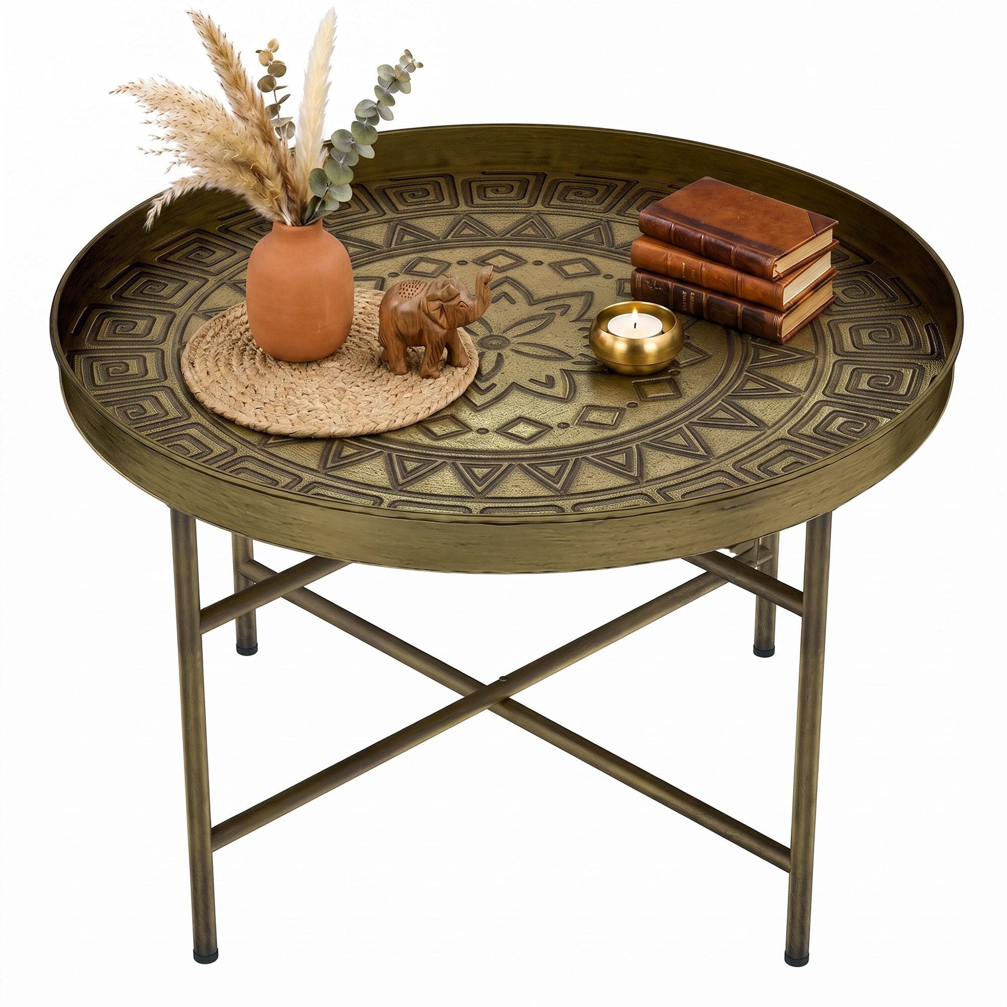 Gold Living Room Table