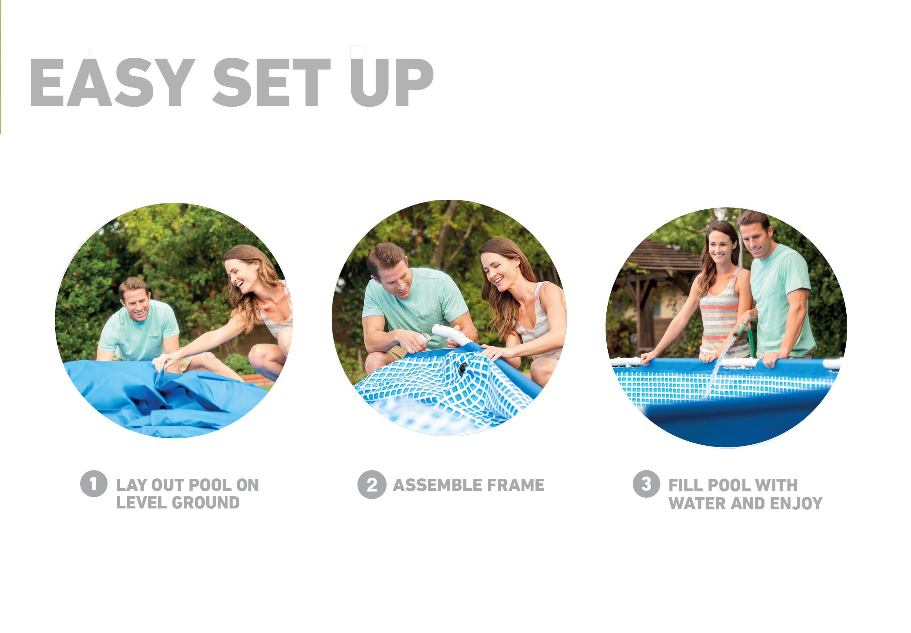 Alt View 21. Intex - In Above Ground Pool (Pump Not Included).