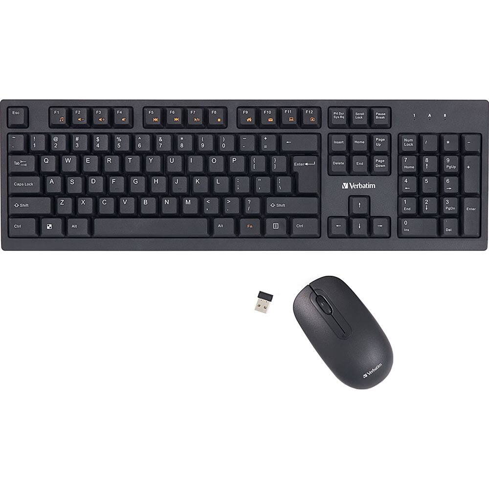 Esc F1 F2 F3 F4 F5 F6 F7 F8 F9 F10 F11 F12 Pause Sys Rq Scr Lock Pause Break

1 2 3 4 5 6 7 8 9 0 - = Backspace

Tab Q W E R T Y U I O P

Caps Lock A S D F G H J K L ; '

Shift Z X C V B N M , . / Shift

Ctrl Fn Alt

Insert Home Page Up Page Down

Num Lock 7 8 9 + 4 5 6 - 1 2 3 0 . Enter

Verbatim