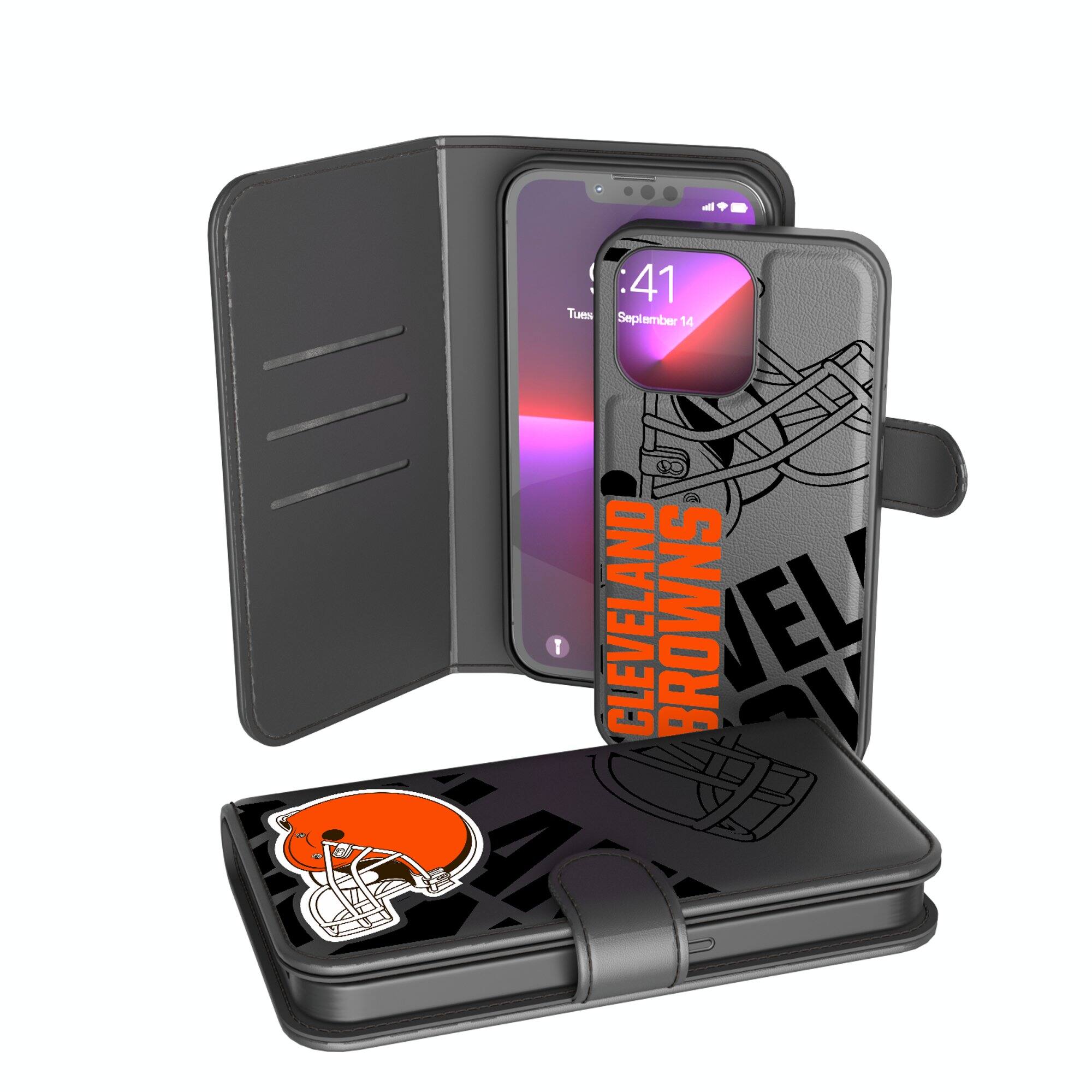 Keyscaper - NFL - Cleveland Browns iPhone Wallet Case - 12 Pro Max - Multicolor price history on PriceWatchPro