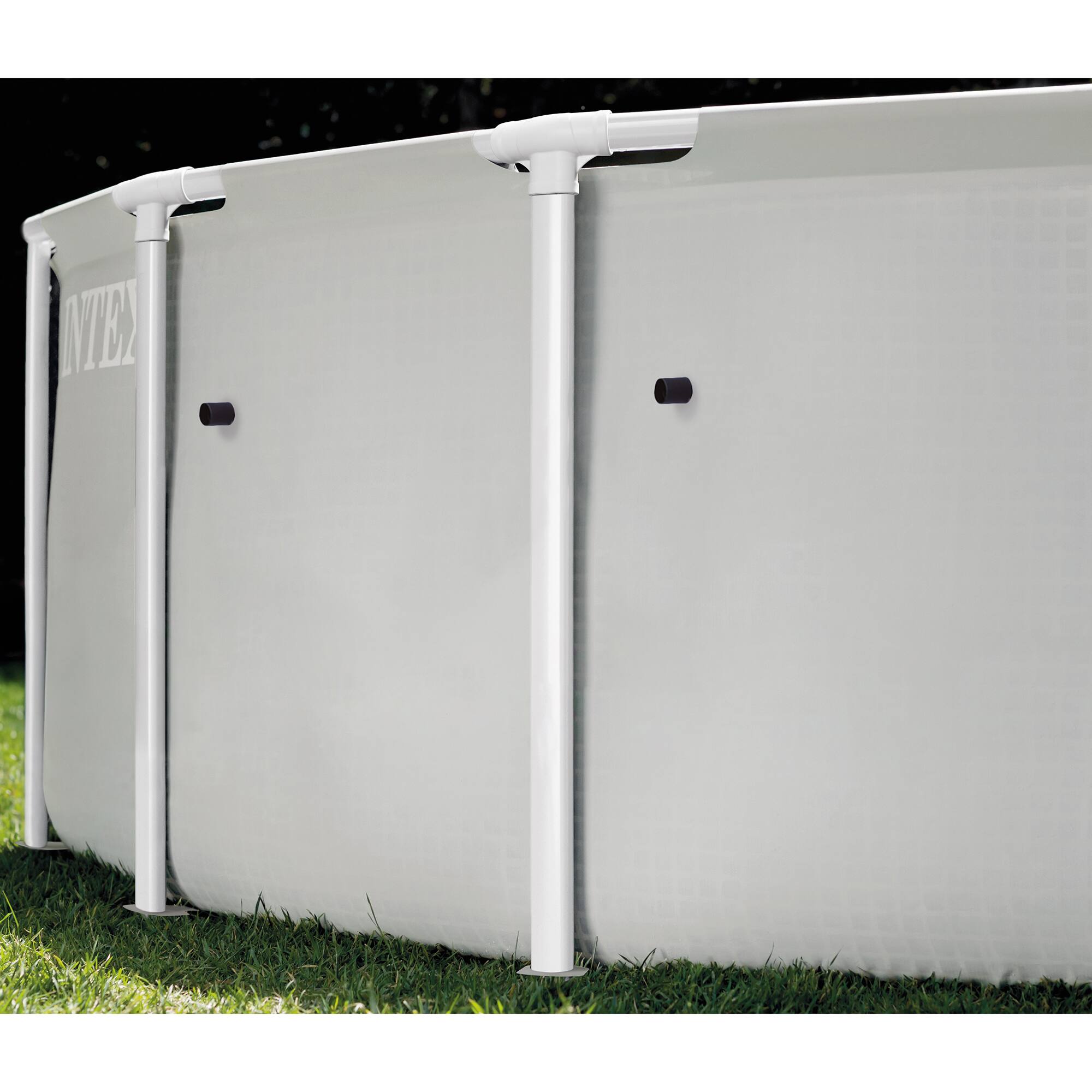 Alt View 3. Intex - Prism Frame Premium Pool Set - 10' x 30" - Gray.