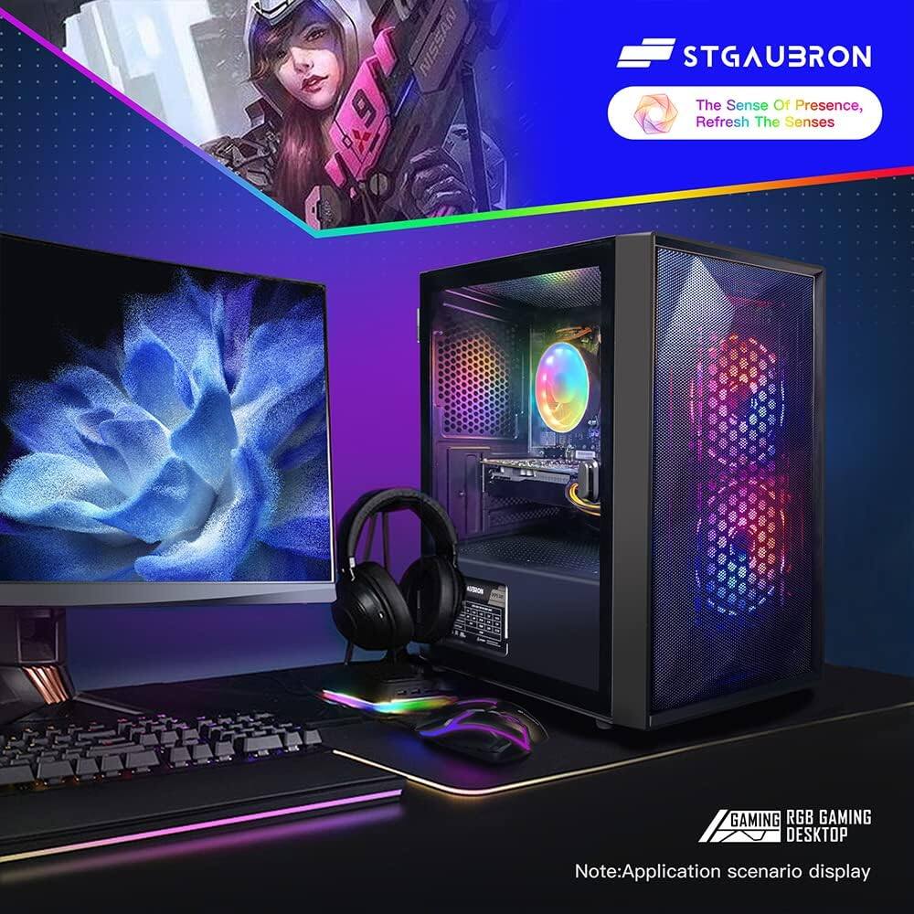 STGAU3RON  
The Sense Of Presence, Refresh The Senses  

GAMING RGB GAMING DESKTOP  

Note: Application scenario display