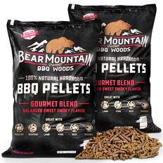 IDEAL FOR PELLET GRILLS
BEAR MOUNTAIN
Premium BBQ WOODS
100% NATURAL HARDWOOD
BBQ PELLETS
GOURMET BLEND
BALANCED SWEET SMOKY FLAVOR
GREAT WITH
POULTRY
SEAFOOD
LAMB
PORK
BEEF
VEGGIES
MADE IN THE USA
NET WT. 20LBS (9KG)