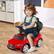 Alt View 1. Gymax - Gymax 3-in-1 kid Push Car w/Adjustable Canopy Under Seat Storage Realistic Sounds Red - Red.