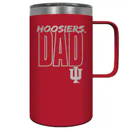 Great American Products - Indiana Hoosiers Dad 18oz. Hustle Travel Mug - Multicolor