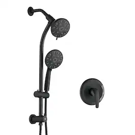 Boyel Living - Dual Shower System with Handheld 7-Spray - Matte Black