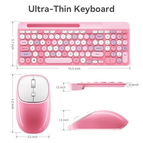 Ultra-Thin Keyboard

- 5.7 inch
- 14.5 inch
- 1.0 inch
- 0.4 inch
- 4.2 inch
- 1.3 inch
- 2.5 inch