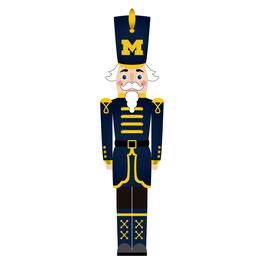 Fan Creations - Michigan Wolverines 46" Nutcracker Leaner - Multicolor