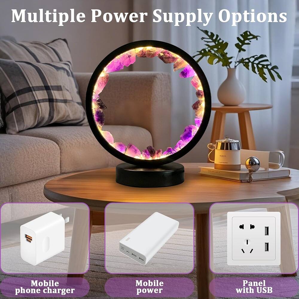 Multiple Power Supply Options

- Mobile phone charger
- Mobile power
- Panel with USB