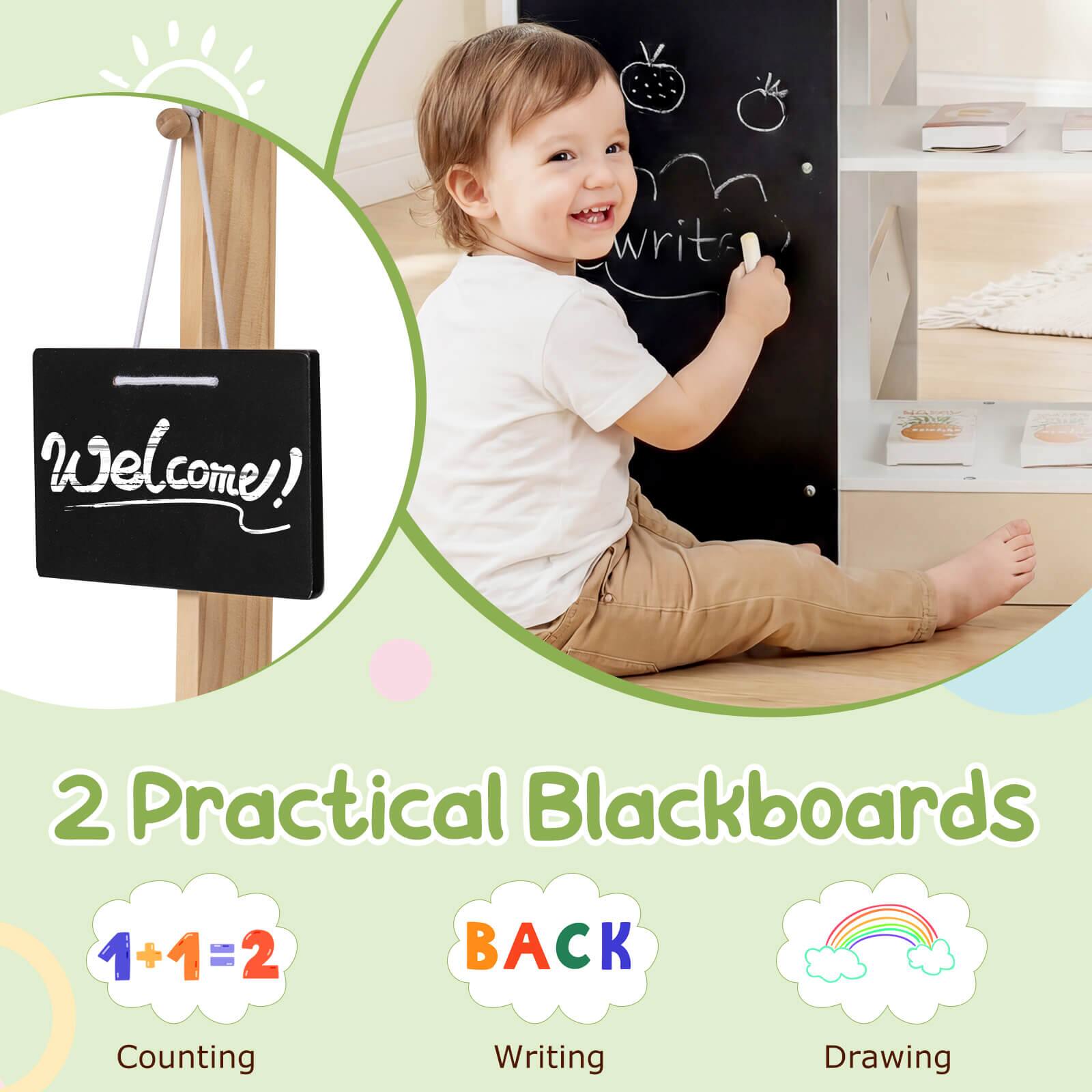 Welcome!  
2 Practical Blackboards  
1+1=2  
Counting  
Writing  
Drawing