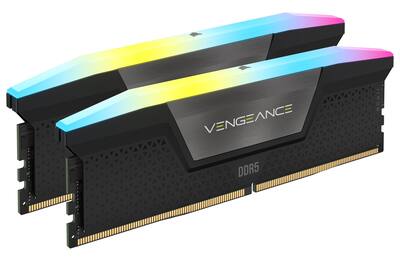 CORSAIR VENGEANCE RGB 64GB (2x32GB) 6400MHz DDR5 C32 DIMM Desktop CORSAIR VENGEANCE RGB 64GB (2x32GB) 6400MHz DDR5 C32 DIMM Desktop