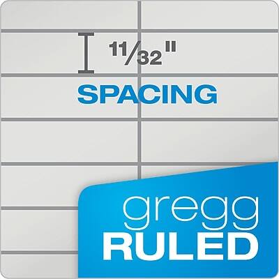 11/32" SPACING  
gregg RULED