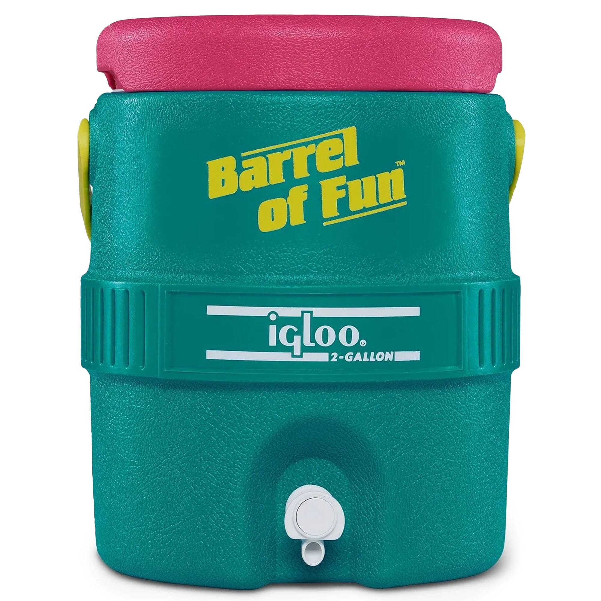 Igloo - 2 GAL Retro Barrel of Fun Jug - Jade