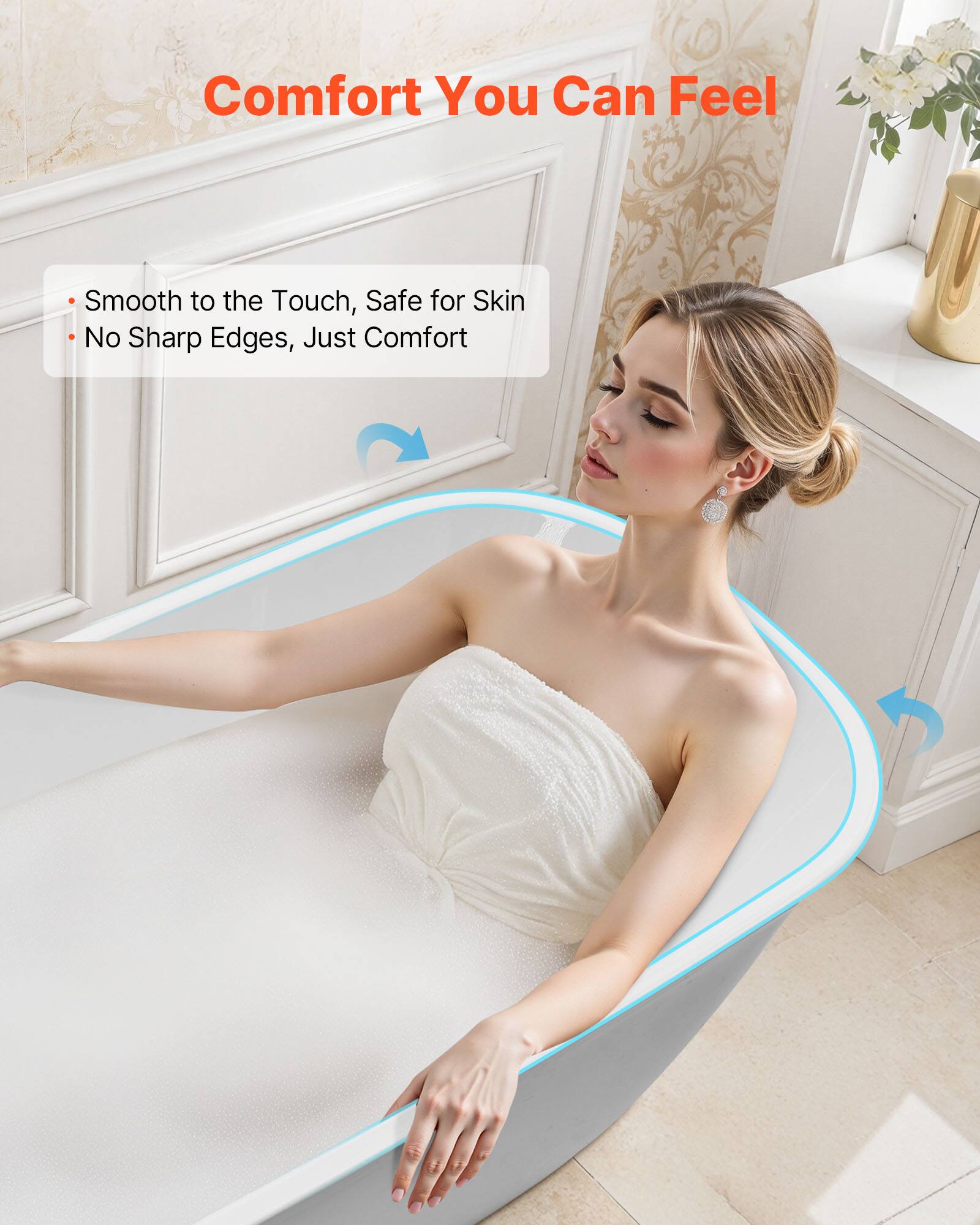 Comfort You Can Feel

- Smooth to the Touch, Safe for Skin
- No Sharp Edges, Just Comfort