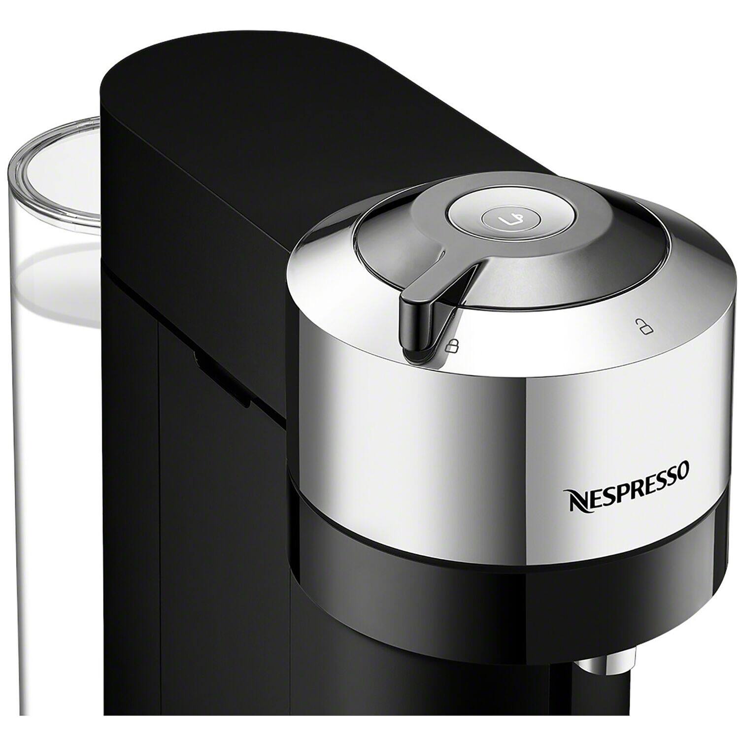 Alt View 8. Nespresso - Vertuo Next Premium Coffee and Espresso Maker in Chrome, 120V - Chrome.
