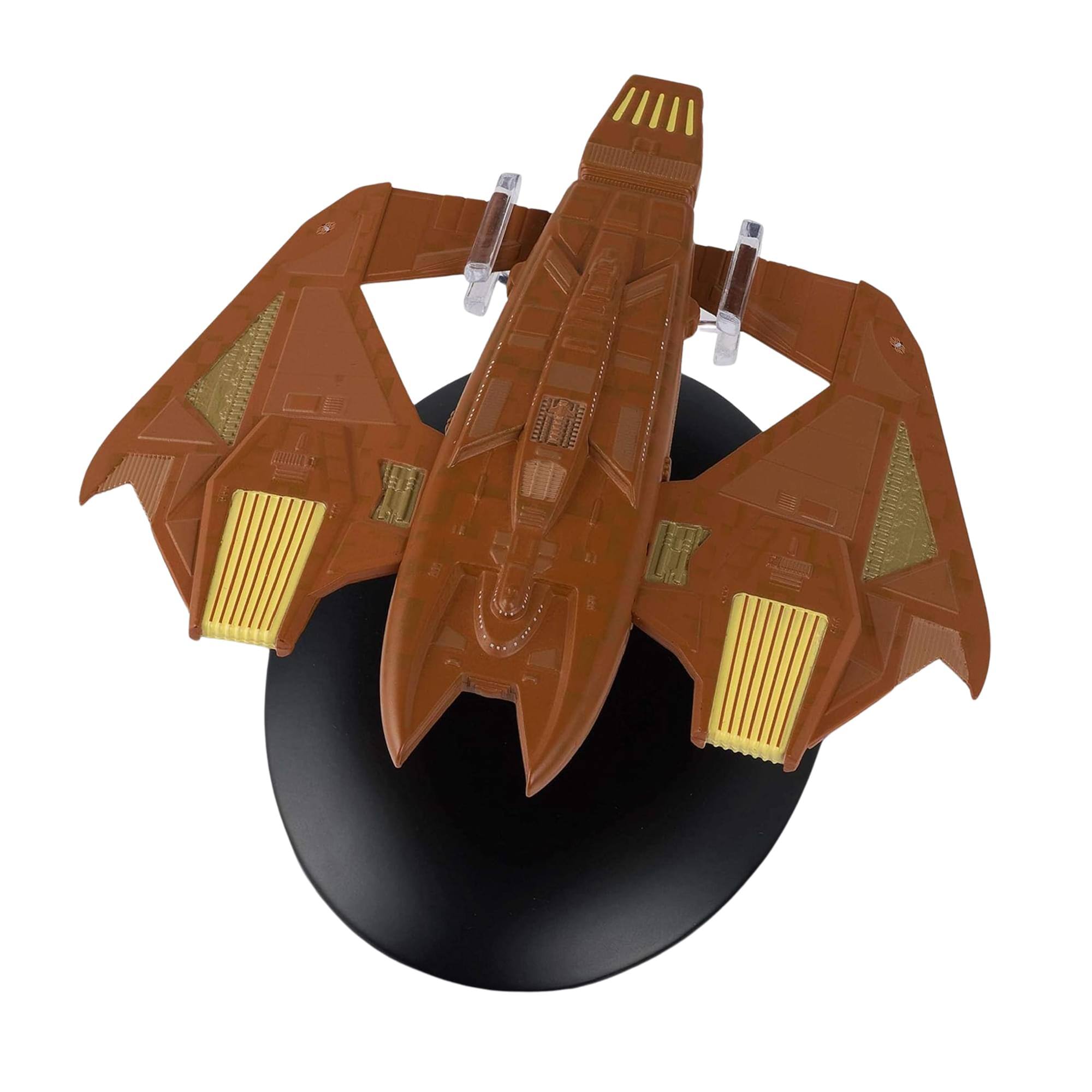 Alt View 2. Eaglemoss - Eaglemoss Star Trek Starship Replica | Vidiian Warship - Brown.