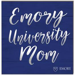 Jardine - Emory Eagles 10'' x 10'' Mom Plaque - Navy