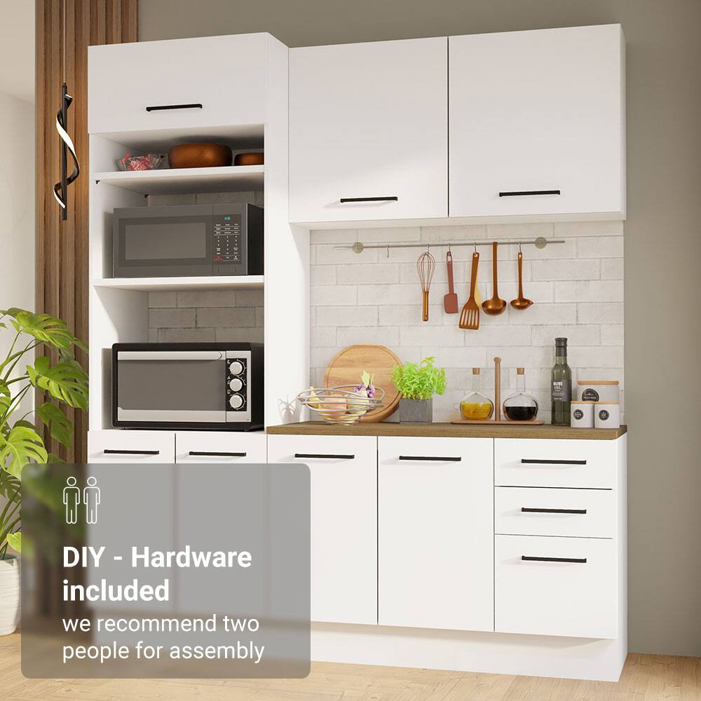 DIY - Hardware included  
we recommend two people for assembly