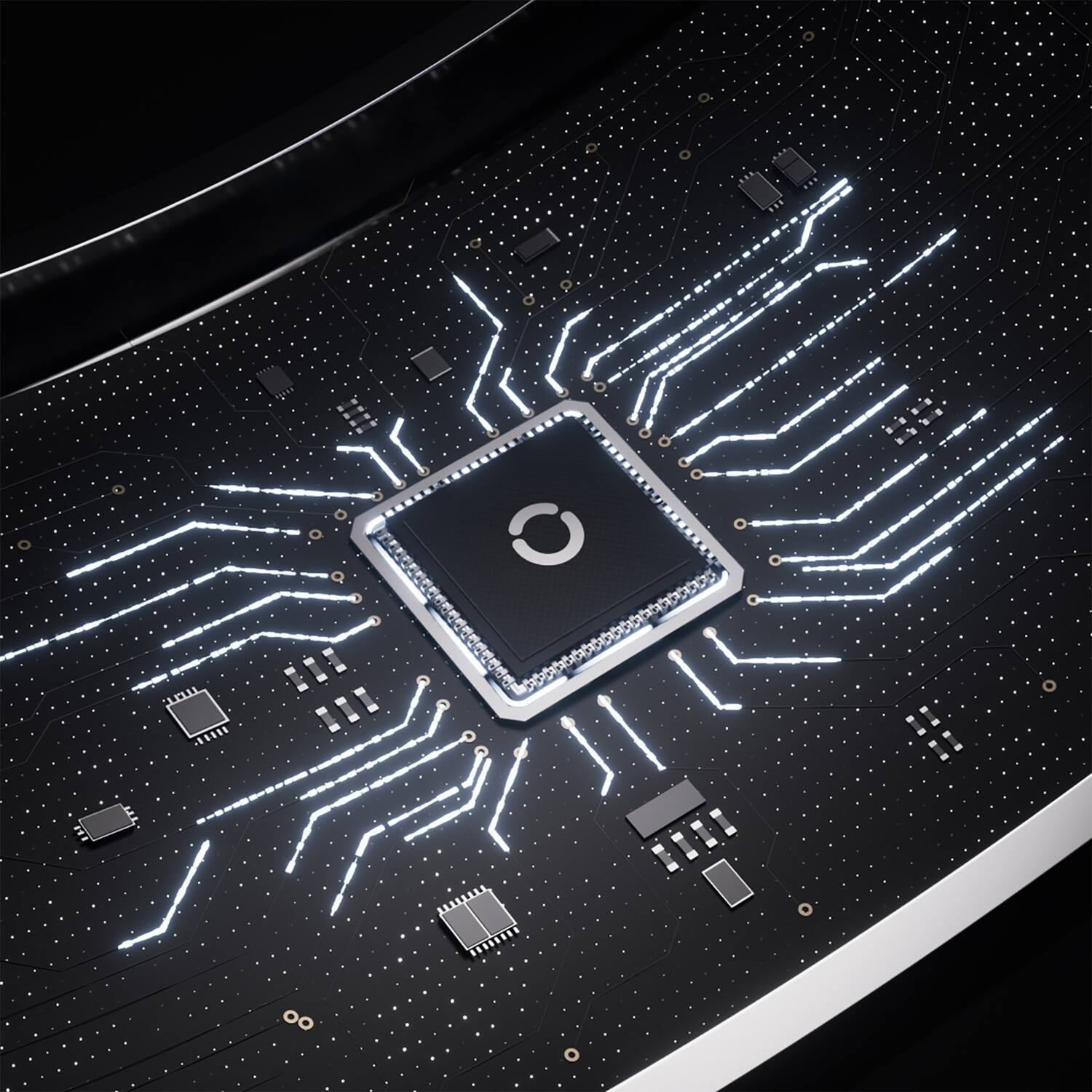 Alt View 7. RINGCONN - Gen 2 Ultra-Thin Smart Ring, Sleep Apnea Monitoring, Health Tracking, Size 12 - Royal Gold.