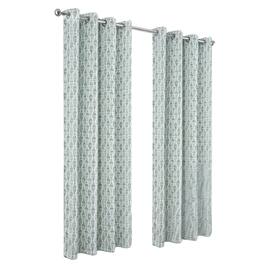 RT Designers Collection - RT Designer Collection Justice Printed Blackout Luxurious Decorative Grommet Curtain Panel 54" x 84" - Sage