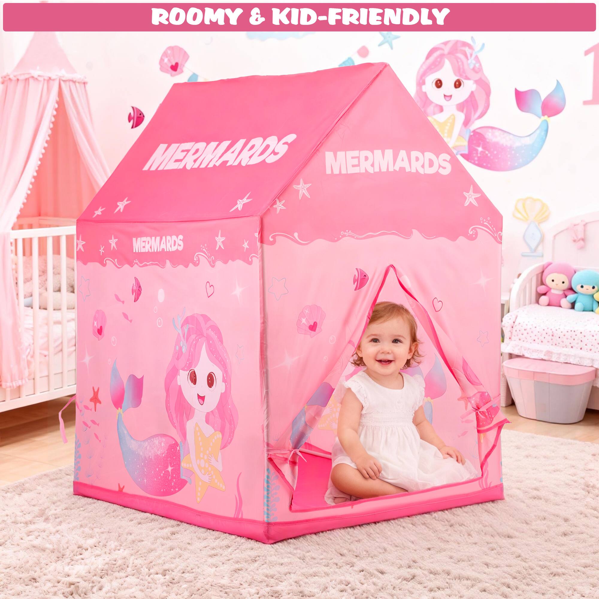 ROOMY & KID-FRIENDLY  
MERMARDS  
MERMARDS  
MERMARDS