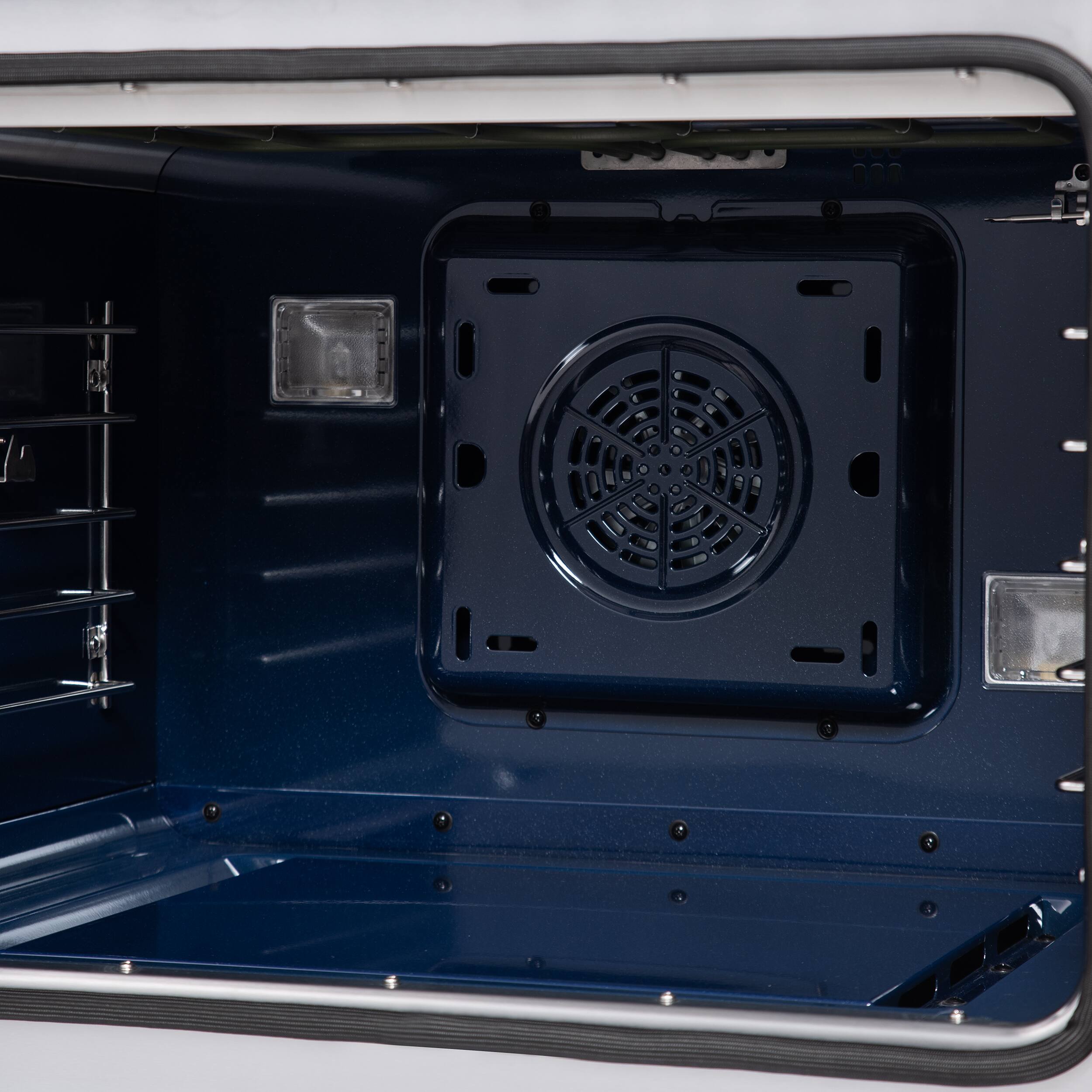 Alt View 14. Forno Appliances - Capriasca 4.32 Cu. Ft. Dual Fuel Range with French Door Design - White.